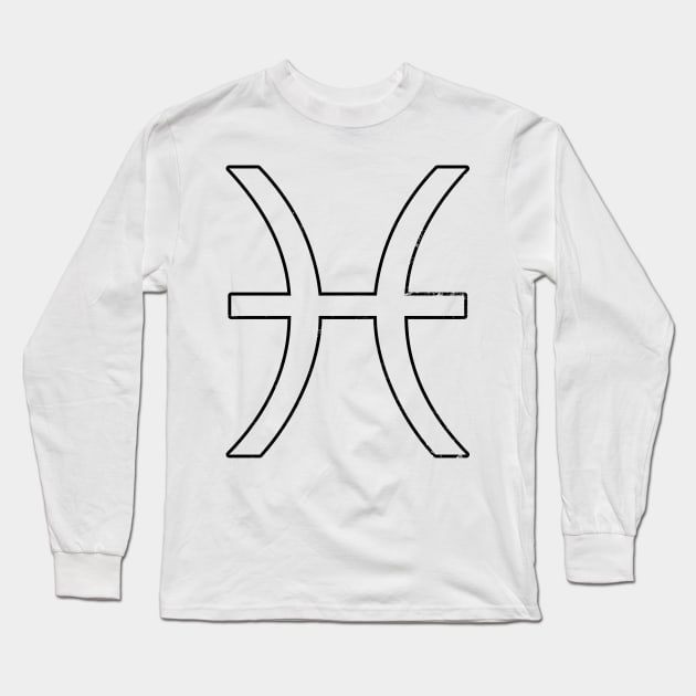 Pisces Zodiac Shirt | Perfect Sign Gift Long Sleeve T-Shirt by Gawkclothing